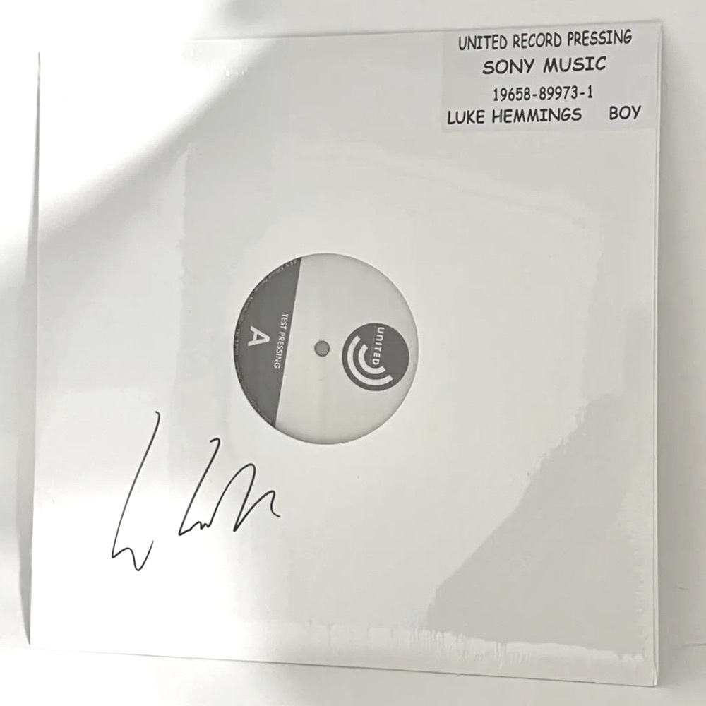 Luke Hemmings Boy Limited Edition Signed & Numbered Test Pressing Vinyl 384/750